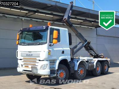 Daf CF 410 8X4 Full Steel Manual Gearbox HYVA 22t Hook Big-Axle Euro 6 in vendita da BAS World B.V.