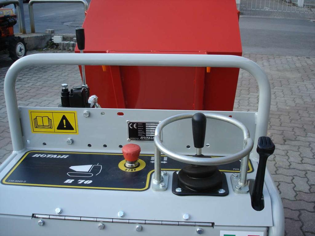 Rotair RAMPICAR R 70 AE DUMPER - MOTORE Vanguard Briggs&Stratton Foto 10