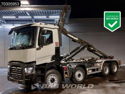 Renault C 460 8X4 21tons HIAB XR21Z61 Containersystem Big-Axle Automatic Euro 6 in vendita da BAS World B.V.