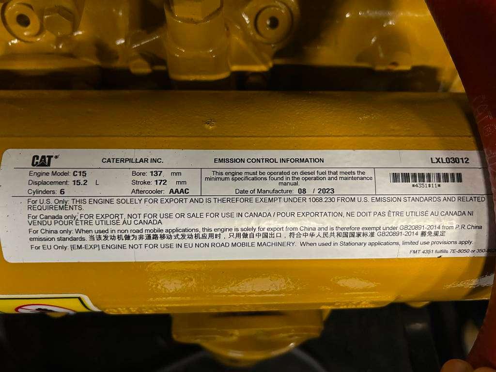 Caterpillar DE500E0 - C15 - 500 kVA Generator - DPX-18026 Foto 22