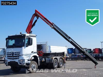 Mercedes Arocs 3348 6X6 Fassi F255A.2.24 xe-dynamic Kran Dreiseitenkipper Navi Euro 6 in vendita da BAS World B.V.