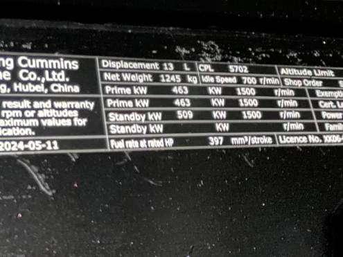 Cummins QSZ13-G10 - 600 kVA Generator - DPX-19847 Foto 13
