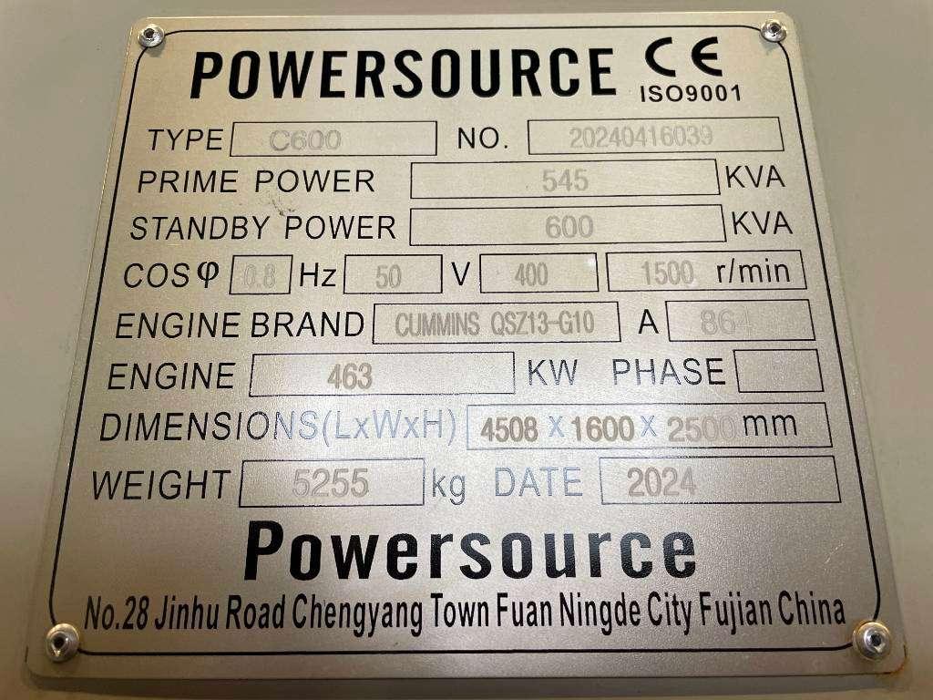 Cummins QSZ13-G10 - 600 kVA Generator - DPX-19847 Foto 6