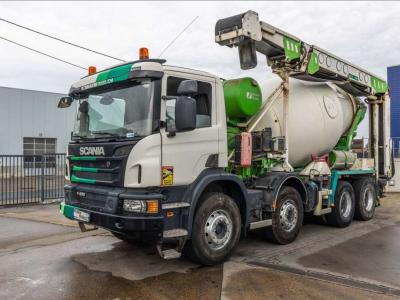 Scania P400 +STETTER 7m3+TAPIS THEAM TS 13 in vendita da Braem NV