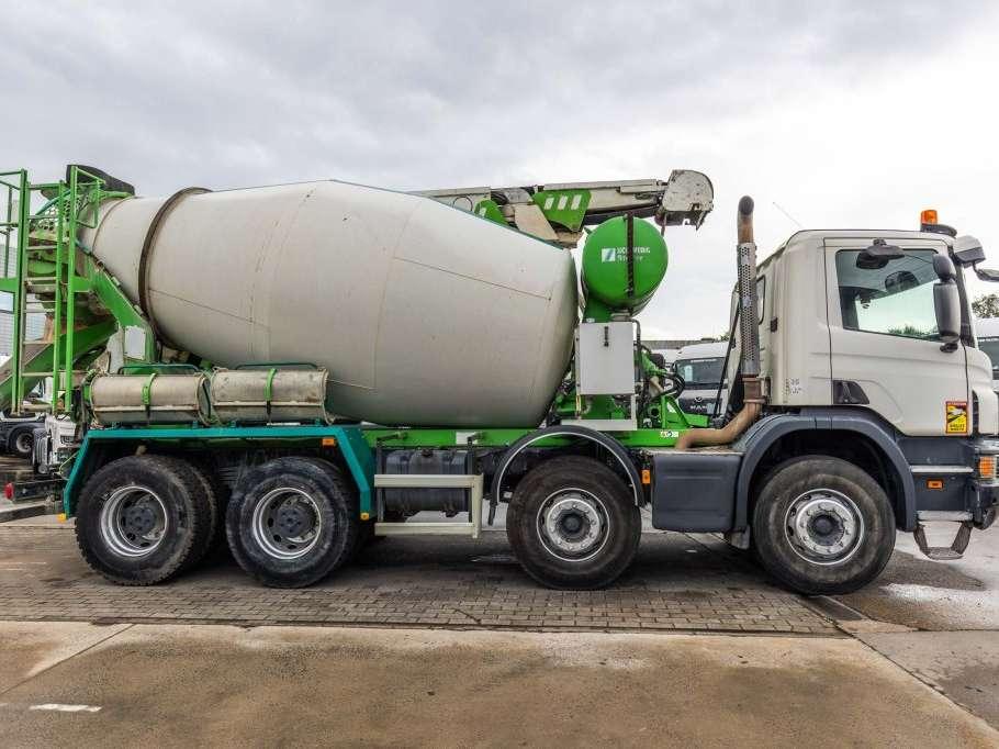 Scania P400 +STETTER 7m3+TAPIS THEAM TS 13 Foto 6