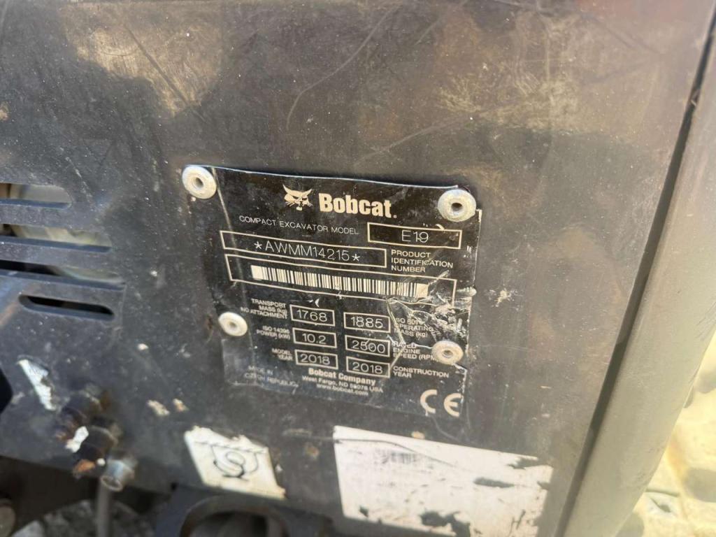 Bobcat E19 Foto 4