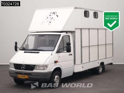 Mercedes-Benz Sprinter 412 D Dubbellucht Paardenwagen Horsetruck Pferdenwagen in vendita da BAS World B.V.