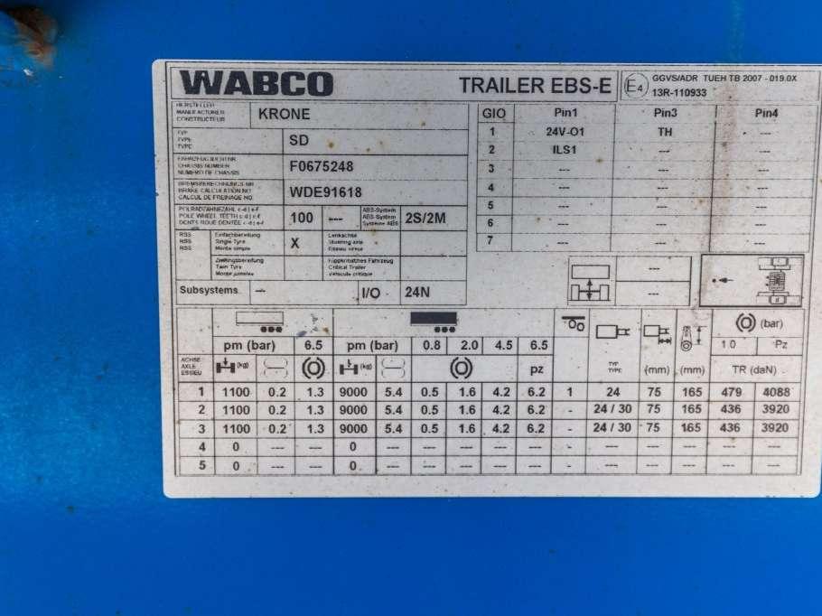 Krone SD P27-ALU BORDEN/RIDEAUX/LADEBOARD Foto 18