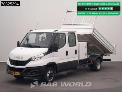 Iveco Daily 35C16 3.0L Kipper met Kist Dubbel Cabine Dubbellucht 3,5t Trekhaak Navi Airco Cruise Camera E in vendita da BAS World B.V.