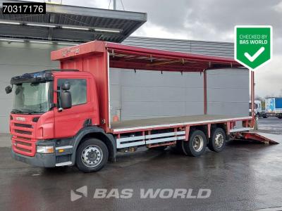 Scania P280 6X2 2500kg Ladebordwand Hydraulic Curtains Full Air Lift+steering axle Euro 5 in vendita da BAS World B.V.
