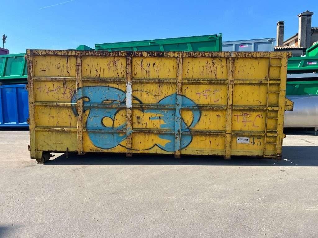 CONTAINER SCARRABILE USATO A CIELO APERTO Foto 2