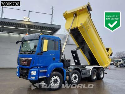 Man TGS 35.460 8X4 17m3 tipper Steel suspension Big-Axle Automatic Retarder Euro 6 in vendita da BAS World B.V.