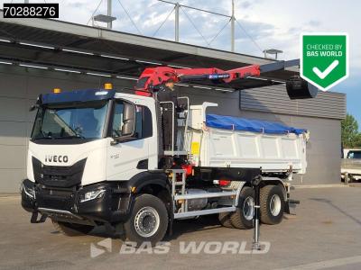 Iveco X-Way 480 6X4 New! KH-Tipper HMF 2243Z-RCS Crane Retarder Big-Axle Euro 6 in vendita da BAS World B.V.