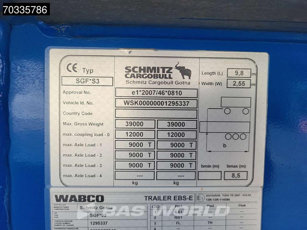 Schmitz SGF*S3 ISO Lift Axle Foto 30