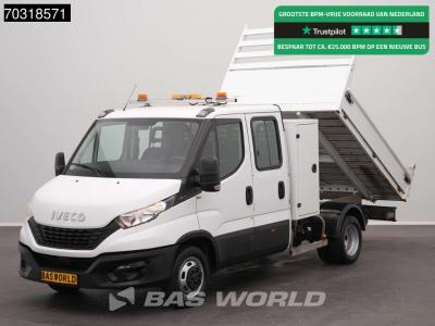 Iveco Daily 35C14 Open Laadbak Dubbel Cabine 3,5t Trekhaak Dubbellucht Airco Cruise Euro6 Pritsche Pickup in vendita da BAS World B.V.