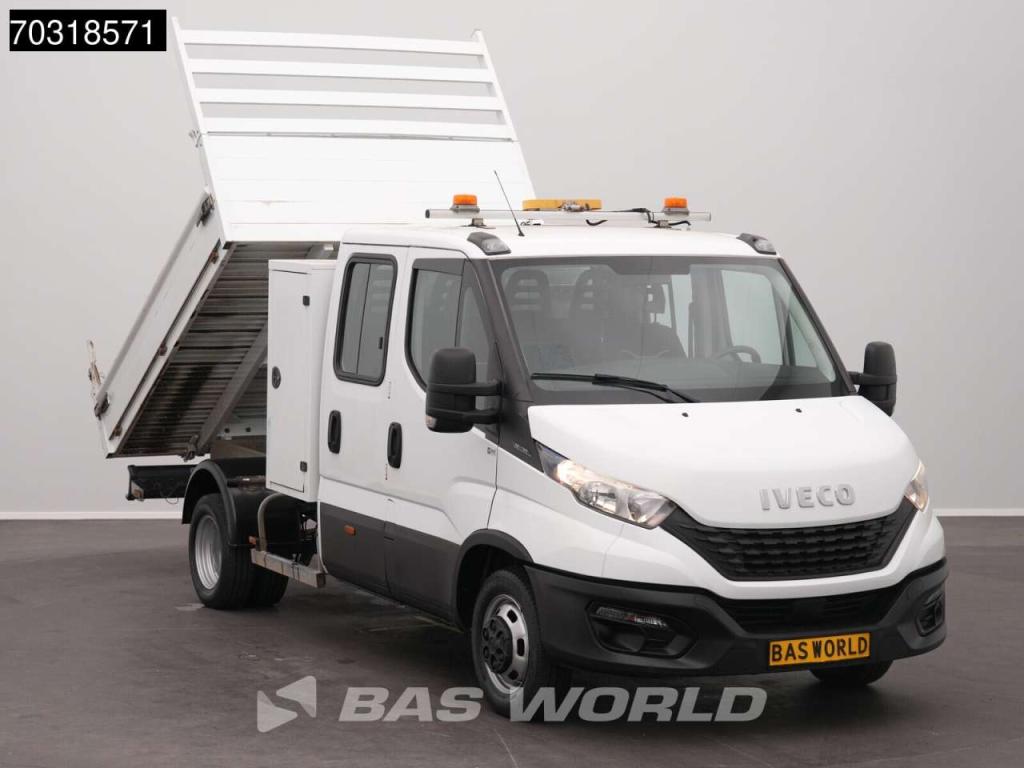 Iveco Daily 35C14 Open Laadbak Dubbel Cabine 3,5t Trekhaak Dubbellucht Airco Cruise Euro6 Pritsche Pickup Foto 8