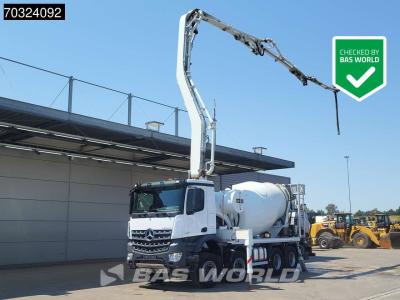 Mercedes-Benz Arocs 3253 Arocs 8X4 28mtr CIFA MK28L-80-RH-PB607 PUMI 8m3 Mixer Full Steel Euro 6 in vendita da BAS World B.V.