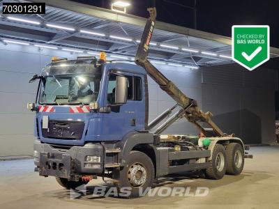 Man TGS 26.400 6X4 Hiab XR21S56 Containersystem Automatic Euro 5 in vendita da BAS World B.V.