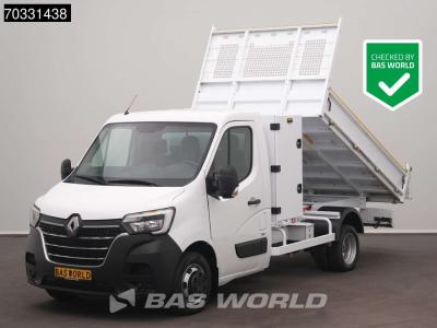 Renault Master 145PK Kipper 3,5t Trekhaak Dubbellucht met Kist Airco Cruise Euro6 Benne Kieper Tipper A/C C in vendita da BAS World B.V.