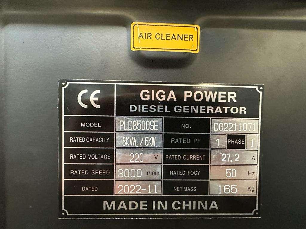Giga Power PLD8500SE 8 kVA silent generator Foto 9