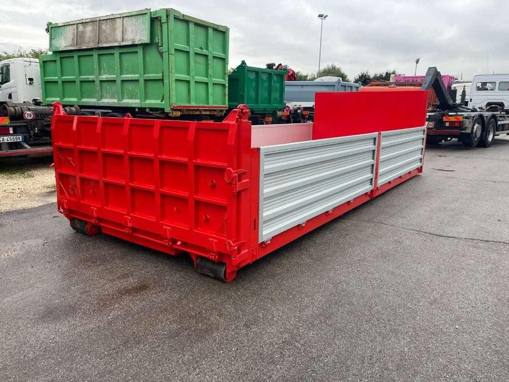 CONTAINER SCARRABILE NUOVO A PIANALE CON SPONDE Foto 4