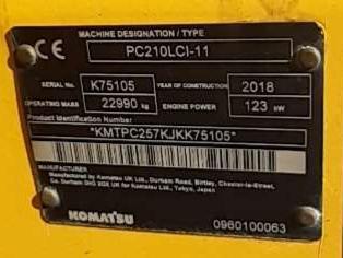 Komatsu PC210LCi-11 Foto 13
