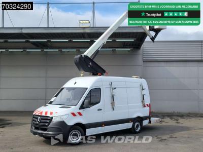 Mercedes-Benz Sprinter 314 CDI Hoogwerker 11m Werkhoogte Trekhaak Airco Cruise Camera Euro6 Arbeitsbuhne Hubarbei in vendita da BAS World B.V.