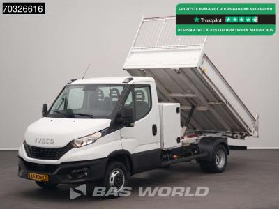 Iveco Daily 35C16 3.0L Kipper met Kist Dubbellucht 3,5t Trekhaak Airco Cruise Euro6 Tipper Benne Kieper A in vendita da BAS World B.V.