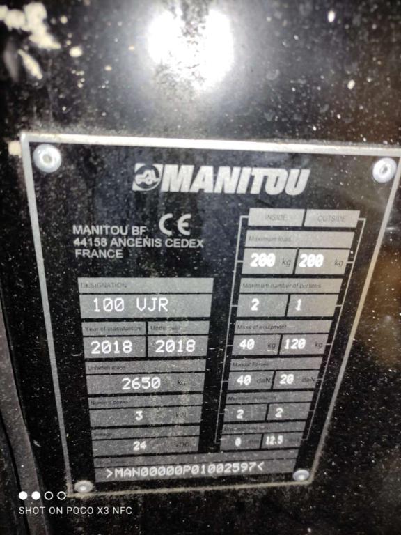 Manitou 100VJR Foto 3
