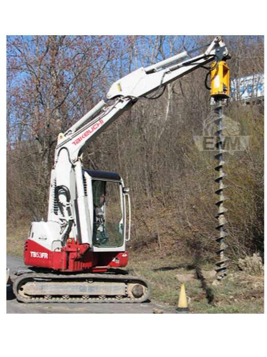 EMM Trivella per escavatore 7 / 12 ton Foto 2