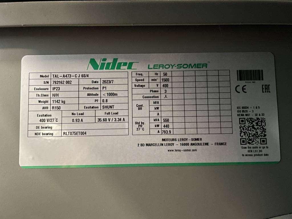 Iveco CR13TE6 - 550 kVA Generator - DPX-19797 Foto 16