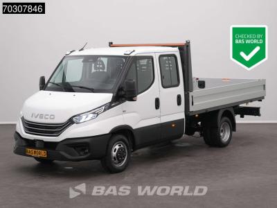 Iveco Daily 35C21 3.0L Open Laadbak Dubbel Cabine 210PK Dubbellucht 3,5t Trekgewicht ACC LED Airco Camera in vendita da BAS World B.V.