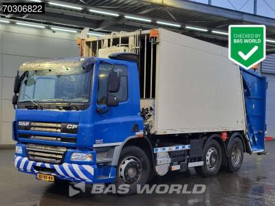 Daf CF75.250 6X2 NL-Truck 21m3 Haller Zoeller M21 X2LC Steering Axle Automatic Euro 5 in vendita da BAS World B.V.