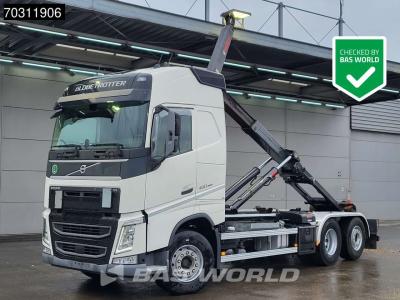 Volvo FH 460 6X2 HIAB ULT21S61 containersystem Lift+steering axle Automatic VEB+ Euro 6 in vendita da BAS World B.V.