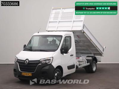Renault Master 130PK Kipper Dubbellucht 3,5t Trekhaak Airco Cruise Euro6 Tipper Benne Kieper Airco Trekhaak in vendita da BAS World B.V.