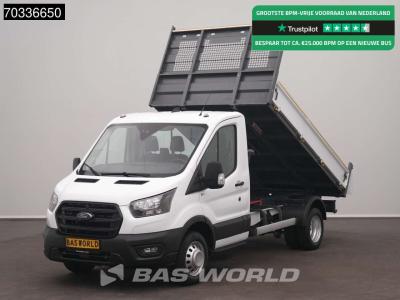 Ford Transit 165pk Kipper Dubbellucht 3,5t Trekhaak Airco Camera Euro6 Tipper Benne Kieper Airco Trekhaa in vendita da BAS World B.V.