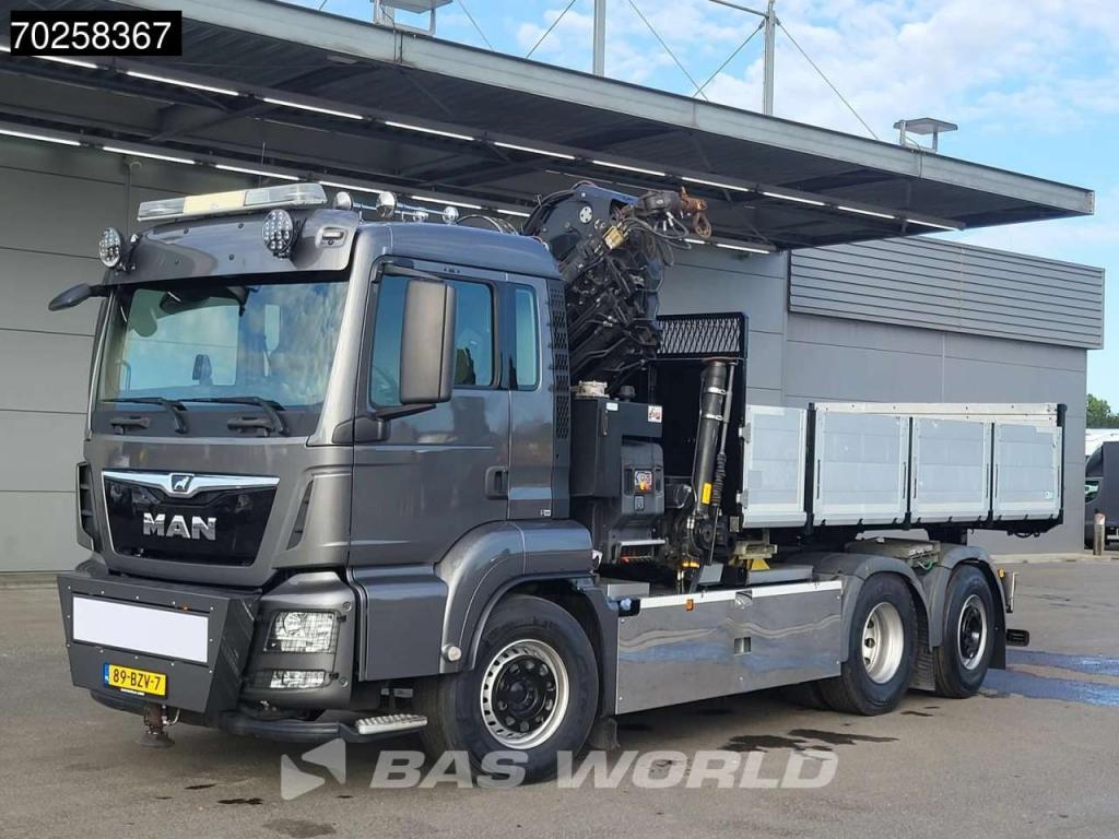 Man TGS 26.500 6X2 Prepared NL-Truck NEW APK HIAB X-HIPRO 302 E-6 Crane Kran Fifth wheel Foto 16