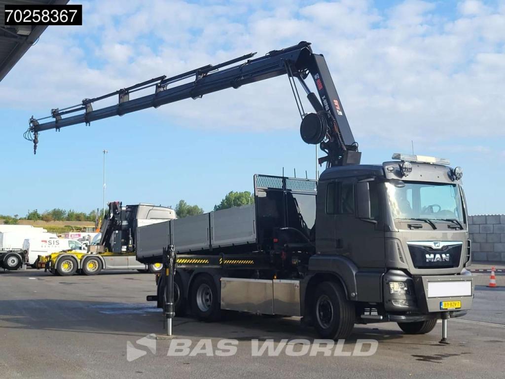 Man TGS 26.500 6X2 Prepared NL-Truck NEW APK HIAB X-HIPRO 302 E-6 Crane Kran Fifth wheel Foto 3