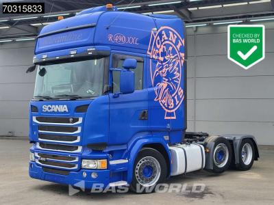 Scania R490 R 6X2 Mega Lift+Lenkachse Retarder 2xTanks Standklima Alcoa in vendita da BAS World B.V.