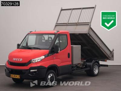 Iveco Daily 35C12 Kipper Dubbel Cabine 3,5t Trekhaak Airco Cruise Euro6 Tipper Benne Kieper A/C Towbar Cr in vendita da BAS World B.V.