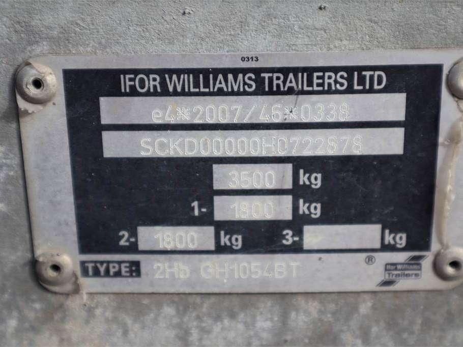 Ifor Williams WILLIAM 2HB 2 Axel Trailer Foto 5