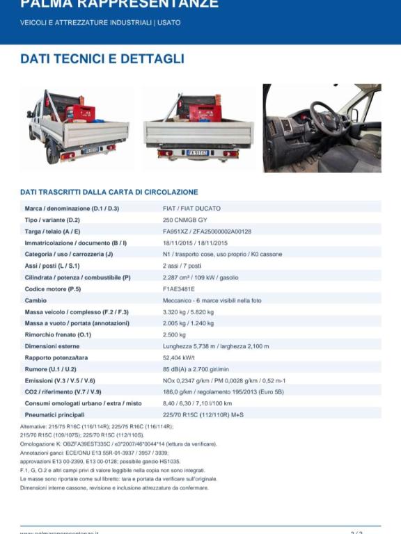 Fiat DUCATO DOPPIA CABINA Foto 3