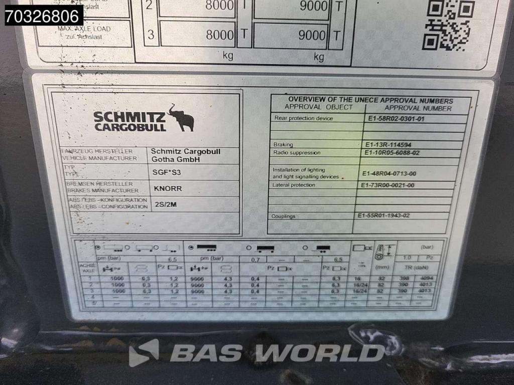 Schmitz SGF*S3 Isoliert Lift Axle APK 02/27 Foto 27