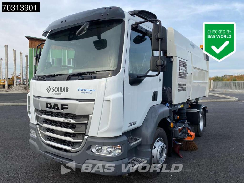 Daf XB 230 4X2 NEW! Scarab 6.35m3 Sweeper 3 Brushes Automatic Euro 6 Foto 1