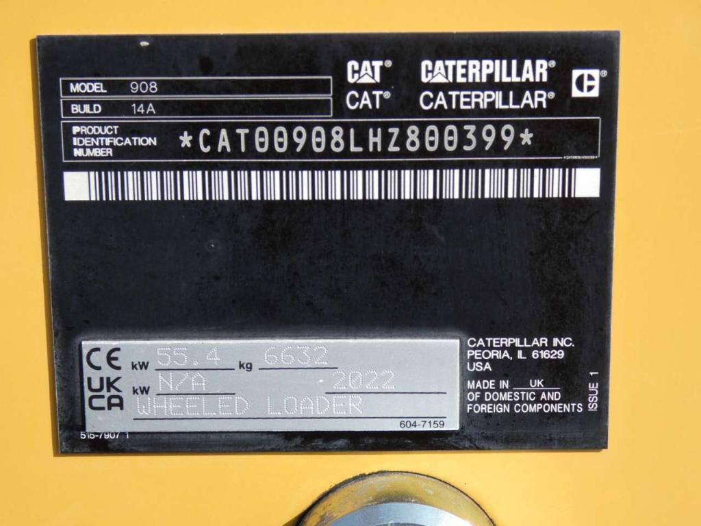 Caterpillar 908 Foto 9