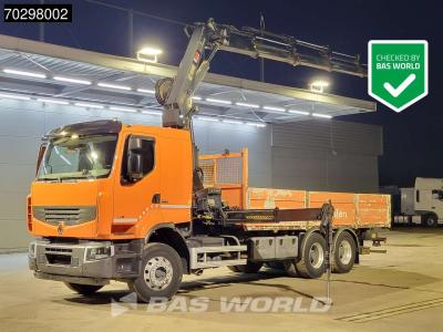 Renault Premium 430 Lander 6X4 211 EP-4 HIDUO Kran Crane Automatic Airco Euro 5 in vendita da BAS World B.V.