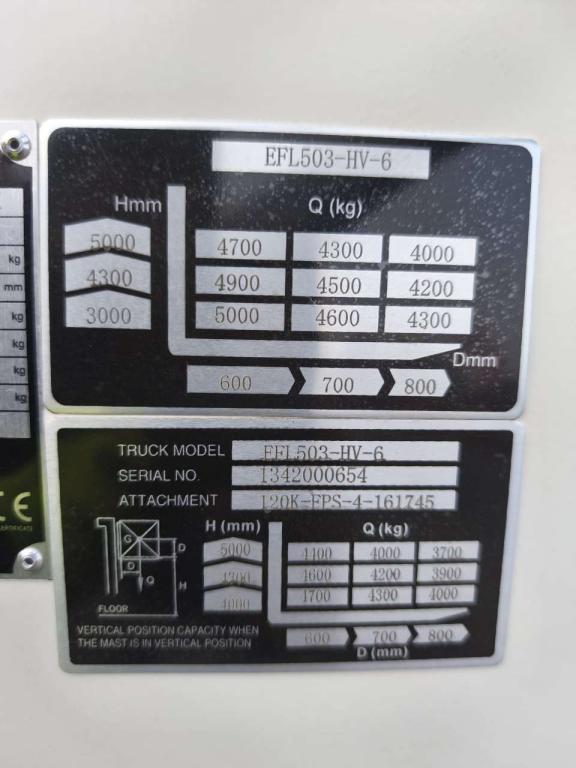 EP Equipment EFL503-HV-6 Foto 7