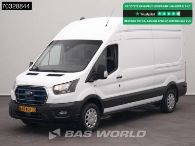 Ford e-Transit 184pk Elektrisch 68kWh 317km WLTP L2H3 Hoog Dak Navi Airco Cruise Parkeersensoren v+a SYN in vendita da BAS World B.V.