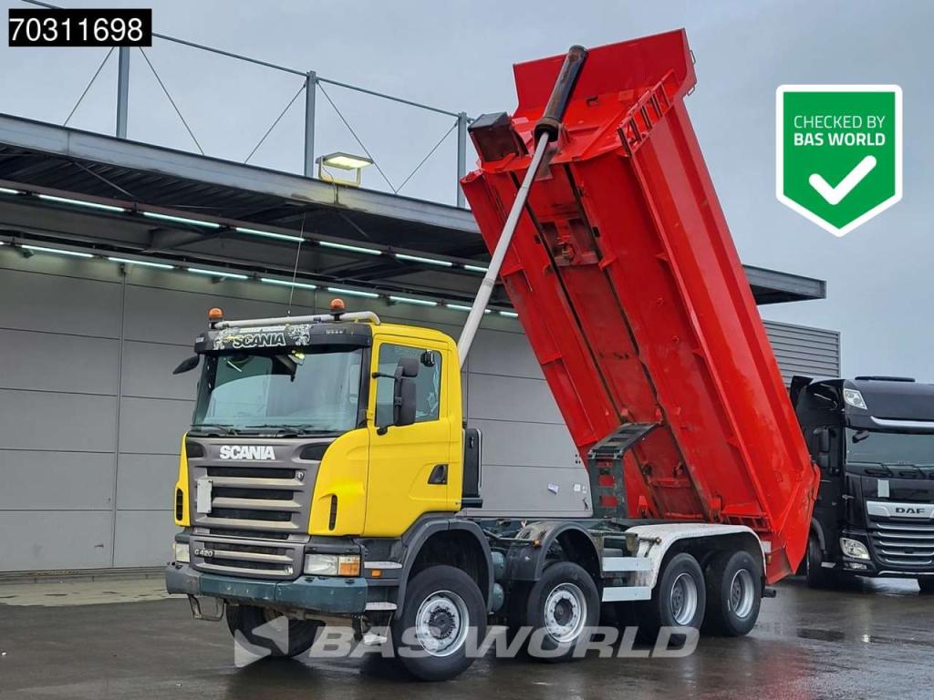 Scania G420 G 8X6 8x6 18m3 KH Kipper Steel suspension Big-Axle Euro 4 Foto 1