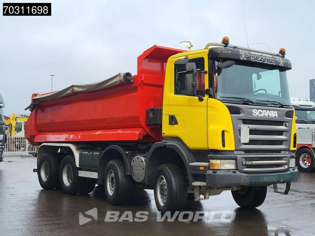 Scania G420 G 8X6 8x6 18m3 KH Kipper Steel suspension Big-Axle Euro 4 Foto 7